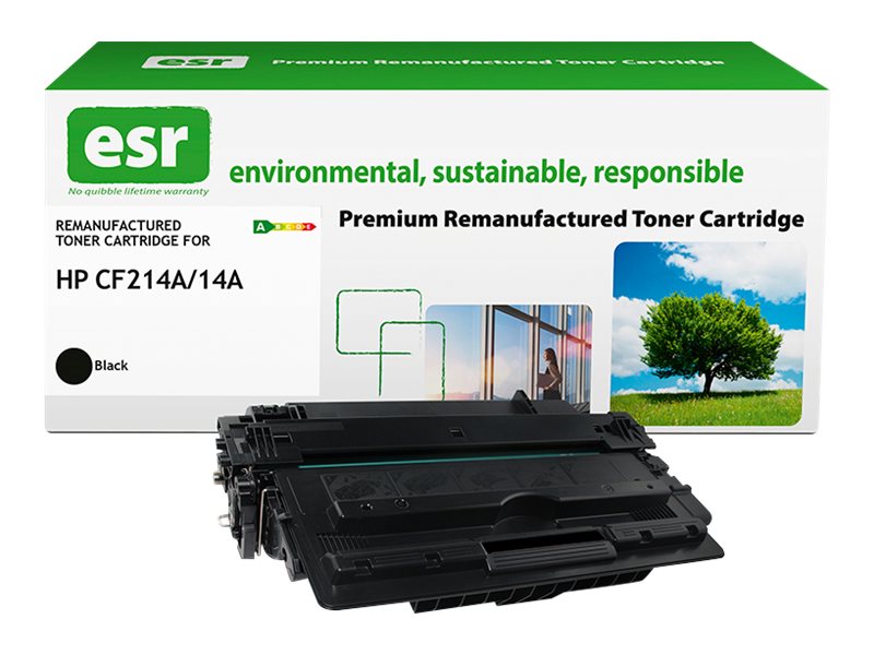 ESR Toner cartridge compatible with HP CF214A black black remanufactured 9.000 pages