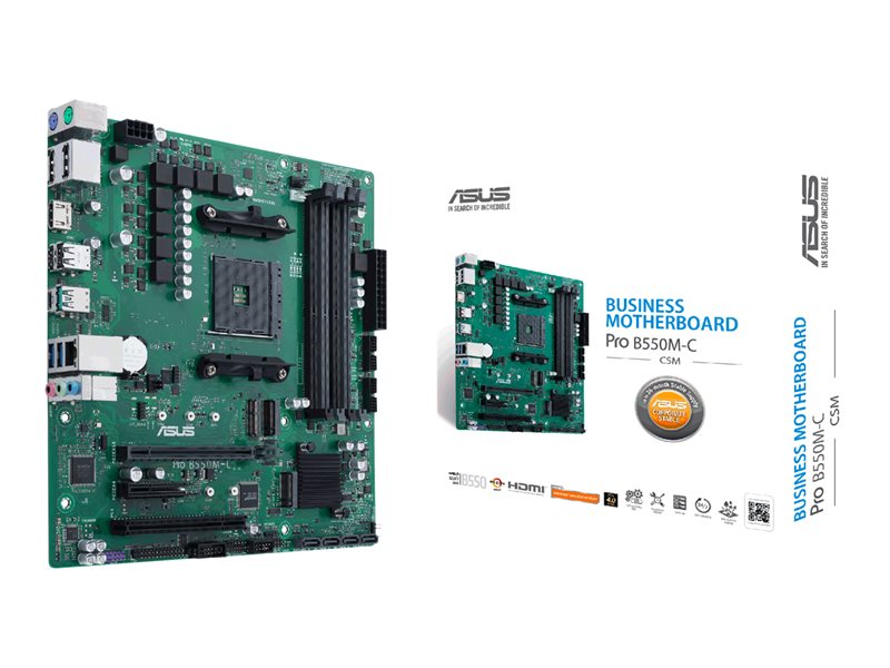 ASUS PRO B550M-C/CSM AMD B550 Socket AM4