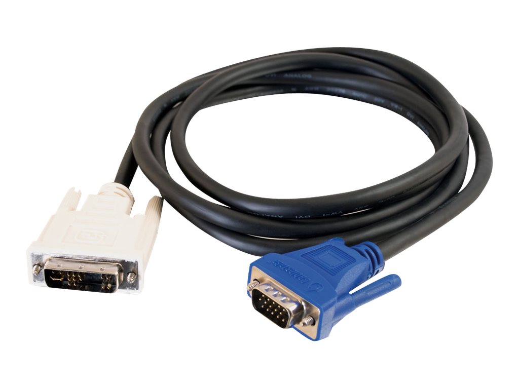 C2G 3m DVI Male to HD15 VGA Male Video Cable (9.8ft)