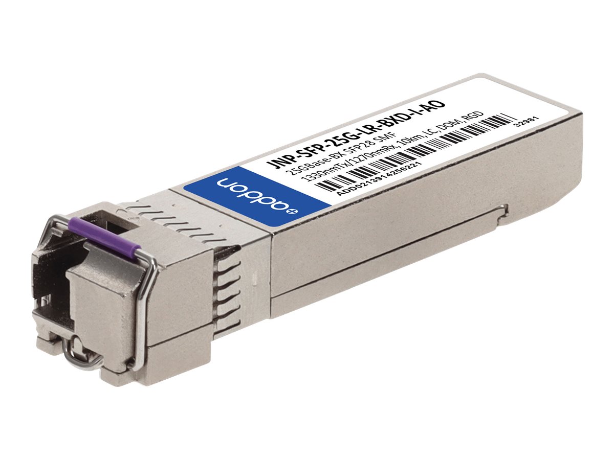 AddOn - SFP28 transceiver module (equivalent to: Juniper Networks JNP-SFP-25G-LR-BXD-I)
