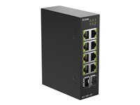 D-Link DIS 100G-10P - switch - industrial - 10 ports - unmanaged
