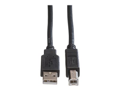 ROLINE USB2.0 Kabel Typ A-B schwarz 0,8m