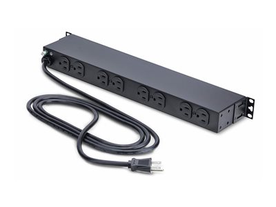 StarTech.com - Unité de distribution secteur (rack-montable) - CA 120 V - entrée : NEMA 5-15P 