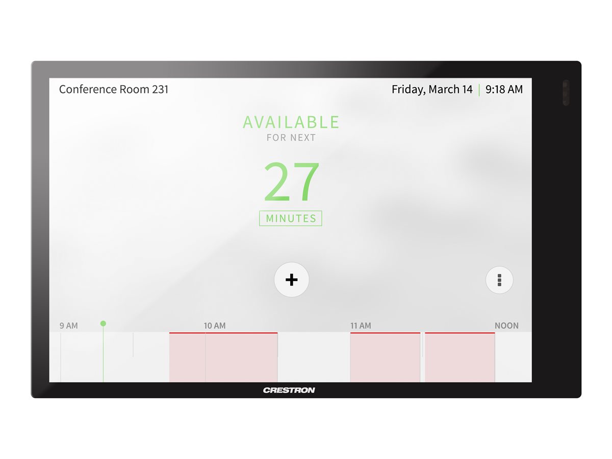 Crestron 7 in. Room Scheduling Touch Screen, Black Smooth – foto 2