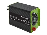 Qoltec Monolith DC til AC-strømomformer/batterioplader/UPS Ekstern Sort Grøn