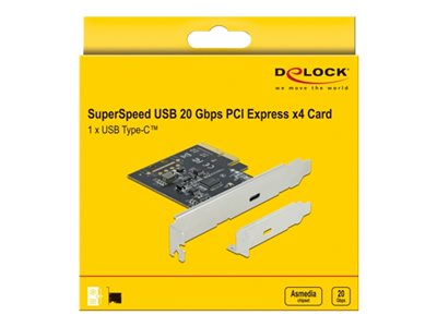 DELOCK PCIe x4 Karte > 1xUSB 3.2 Gen 2x2