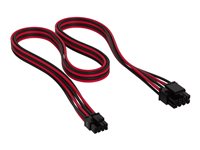 CORSAIR Strøm 8 pin EPS12 V (male) - 8 pin PCI Express-strøm (male) Sort Rød Strømkabel