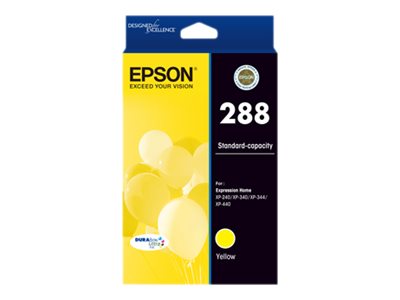 Epson 288 yellow original ink Package view Front 79225