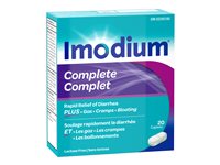 Imodium Complete Diarrhea Plus Gas Caplets - 20's