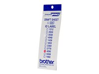 Brother ID4090 - stamp ID labels - 12 label(s) - 40 x 90 mm