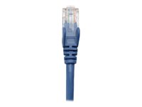 Intellinet Network Patch Cable, Cat5e, 2m, Blue, CCA, U/UTP, PVC, RJ45, Gold Plated Contacts, Snagless, Booted, Lifetime Warranty, Polybag - patch cable - blue