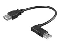 goobay USB forlængerkabel 30cm Sort