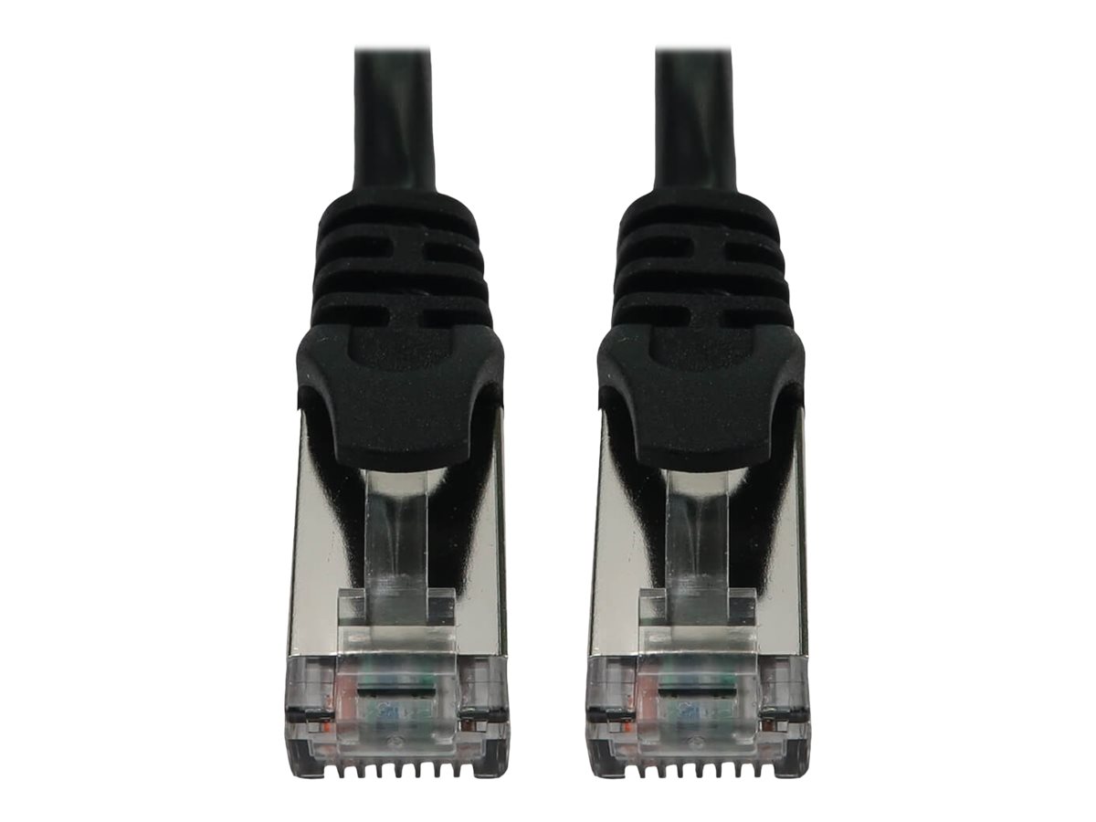 Tripp Lite Cat6a 10G Snagless Shielded Slim STP Ethernet Cable (RJ45 M/M), PoE, Black, 25 ft. (7.6 m)...