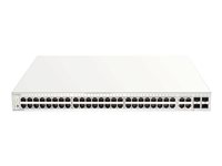 D-Link Nuclias Cloud-Managed DBS-2000-52MP Switch 48 x 10/100/1000 (PoE+) + 4 x combo SFP 