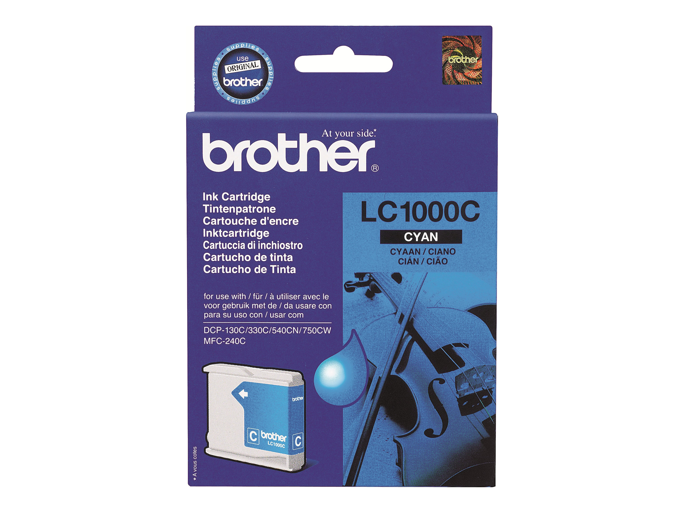 Brother Lc1000c Cyan Original Ink Cartridge
