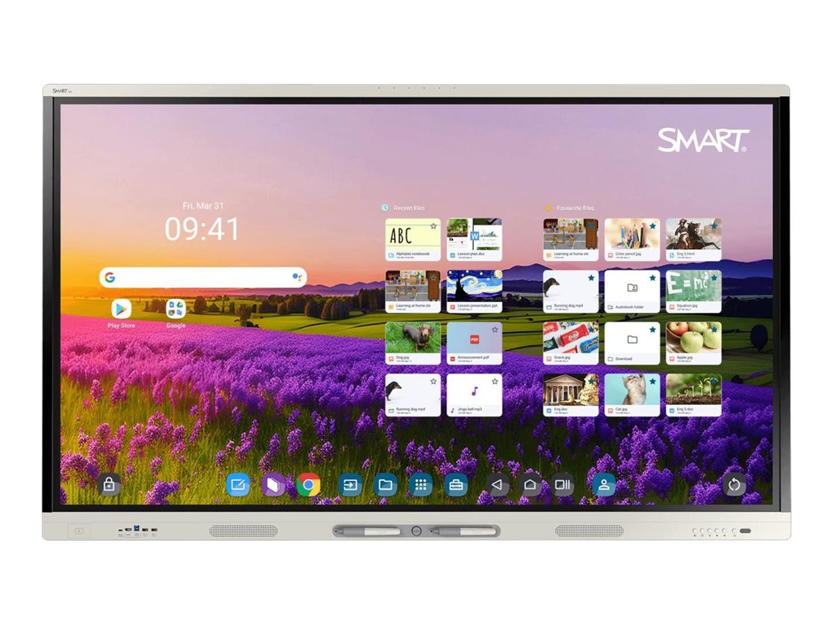 SMART Board MX275-V5 MX (V5) Pro Series with iQ 75 LED-backlit LCD display 4K for Product shot Front 79875