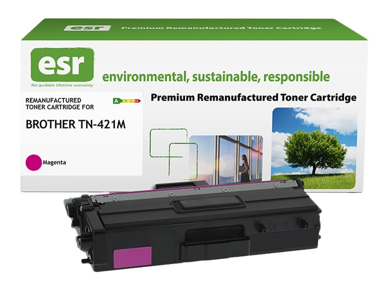 ESR Toner cartridge compatible with Brother TN-421M magenta remanufactured 1.800 pages