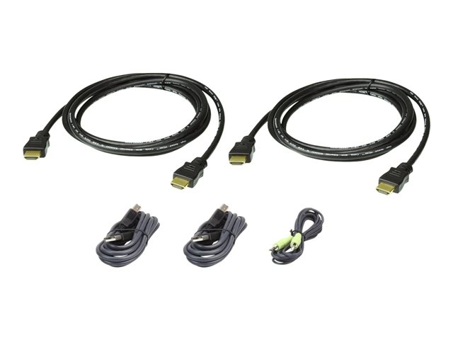 Aten Keyboard Video Mouse Kvm Cable Kit Taa Compliant