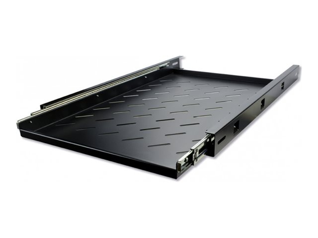 MCL 19p 1U black sliding tray for rac