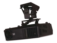 B-TECH BT899 - Mounting kit (ceiling mount) - for projector - black - ceiling mountable