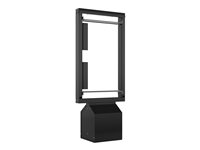 Chief Velocity stand - modular - for digital signage LCD panel - outdoor, pedestal system - black