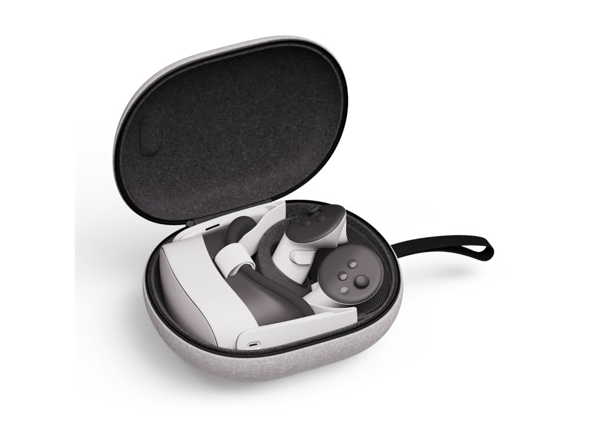 Meta Compact hard case for virtual reality Product shot with extra item(s) Left-angle 78679