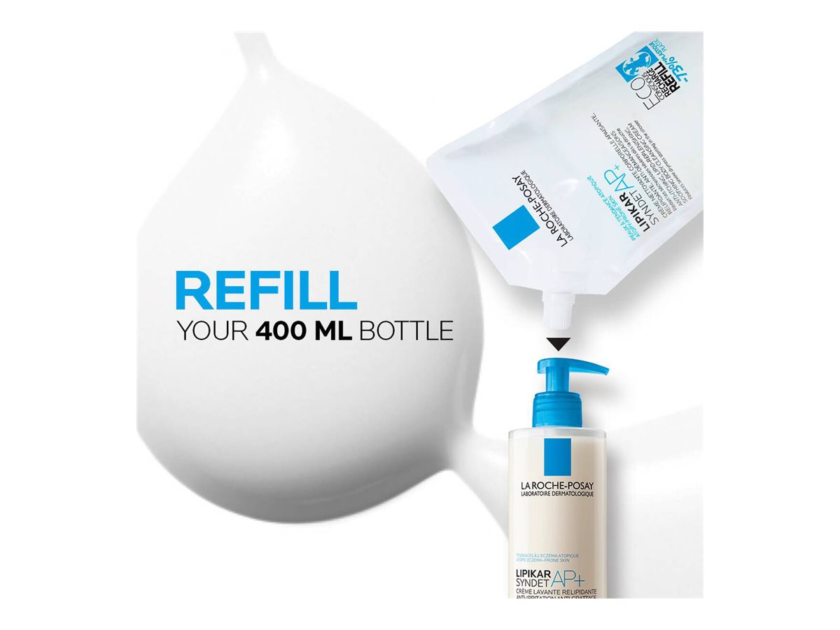 La Roche-Posay Lipikar Syndet AP+ Body Cleansing Cream Refill - 400ml