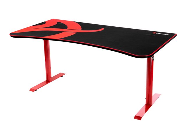 Arozzi Arena - Tisch - gebogen - Rot - Rot Basis