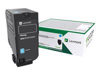Lexmark - Cyan - original - toner cartridge LCCP, LRP - for Lexmark CS720de, CS720dte, CS725de, CS725dte, CX725de, CX725dhe, CX725dthe
