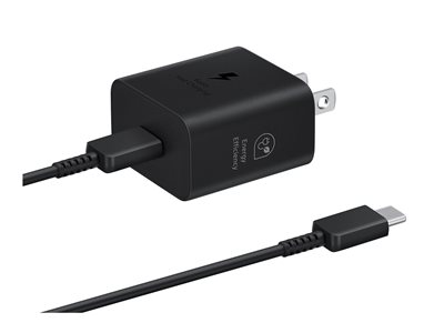 Samsung EP-T2510 Power adapter 25 Watt SFC (USB-C) on cable: USB-C black