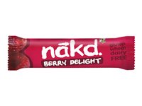 Nakd. Raw Fruit & Nut Bars - Berry Delight - 4x35g
