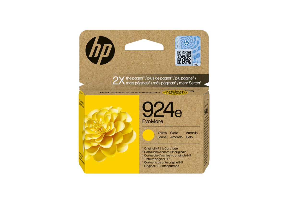 HP 924e EvoMore - žlutá - originální - inkoustová cartridge – foto 3