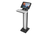 Compulocks Universal Keyboard Tray VESA Compatible - Mounting component (keyboard tray) - black - mounting interface: 100 x 100 mm - wall-mountable, stand mountable, enclosure - for Compulocks BrandMe VESA Brandable Floor Stand For Tablets, Space BrandMe Floor Stand