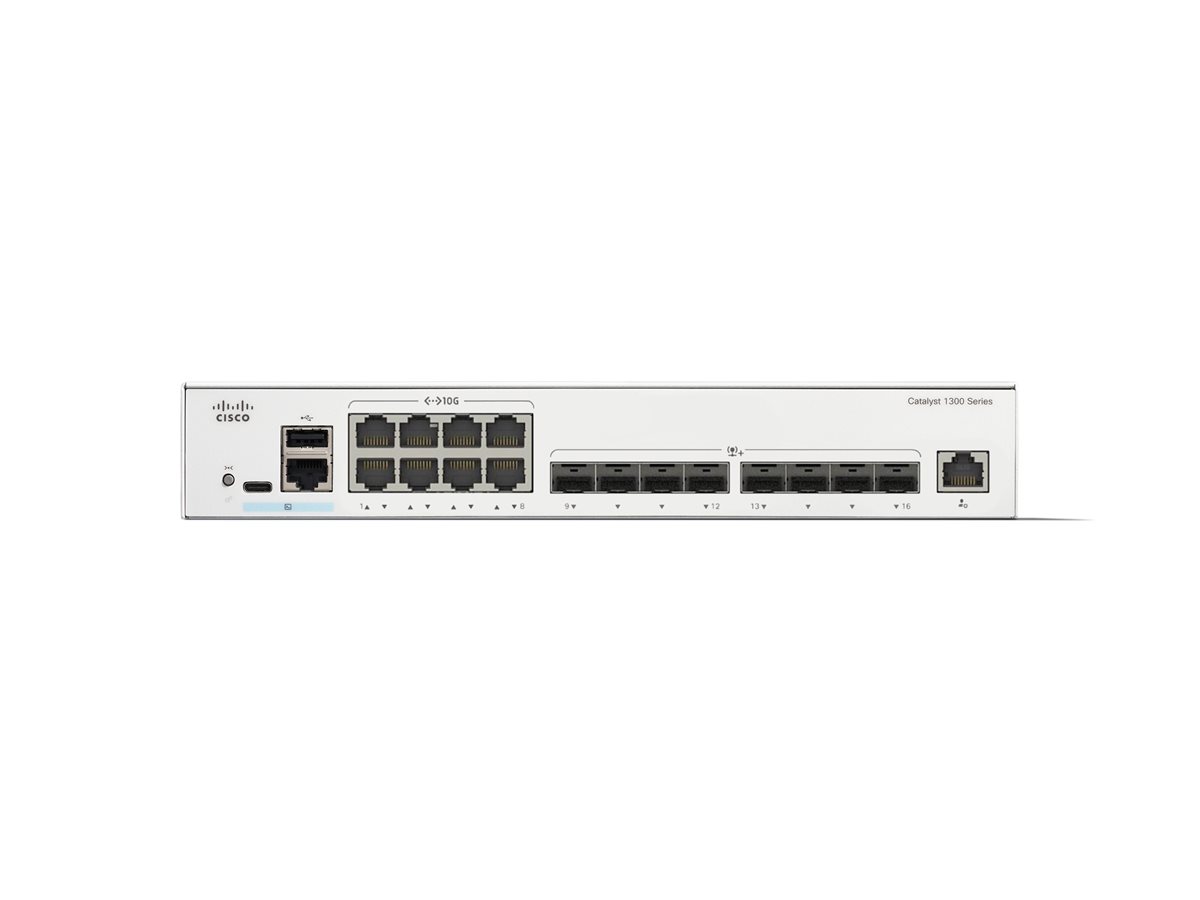 Cisco Catalyst 1300-16XTS - přepínač - 16 porty - inteligentní - Lze montovat do rozvaděče – foto 2
