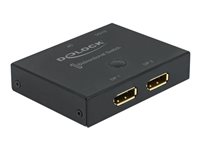 DeLock DisplayPort 2 - 1  bidirectional 8K 30 Hz Video-/audioswitch DisplayPort