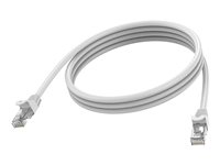 Vision CAT 6a Afskærmet parsnoet (STP) 1m Patchkabel Hvid