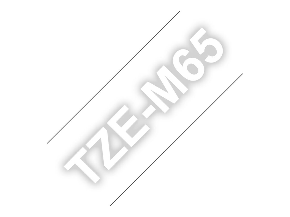 Brother TZe-M65 laminated tape matte 1 cassette(s) Roll (3.6 cm x 8 Product shot Front 979650