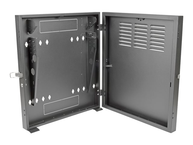 Tripp Lite 2U Wall Mount Low Profile Secure Rack Enclosure Cabinet Vertical