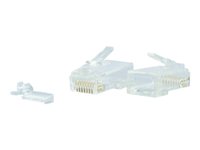 C2G Modular Plug for Round Solid/Stranded Cable Network connector RJ-45 (M) CAT 6 