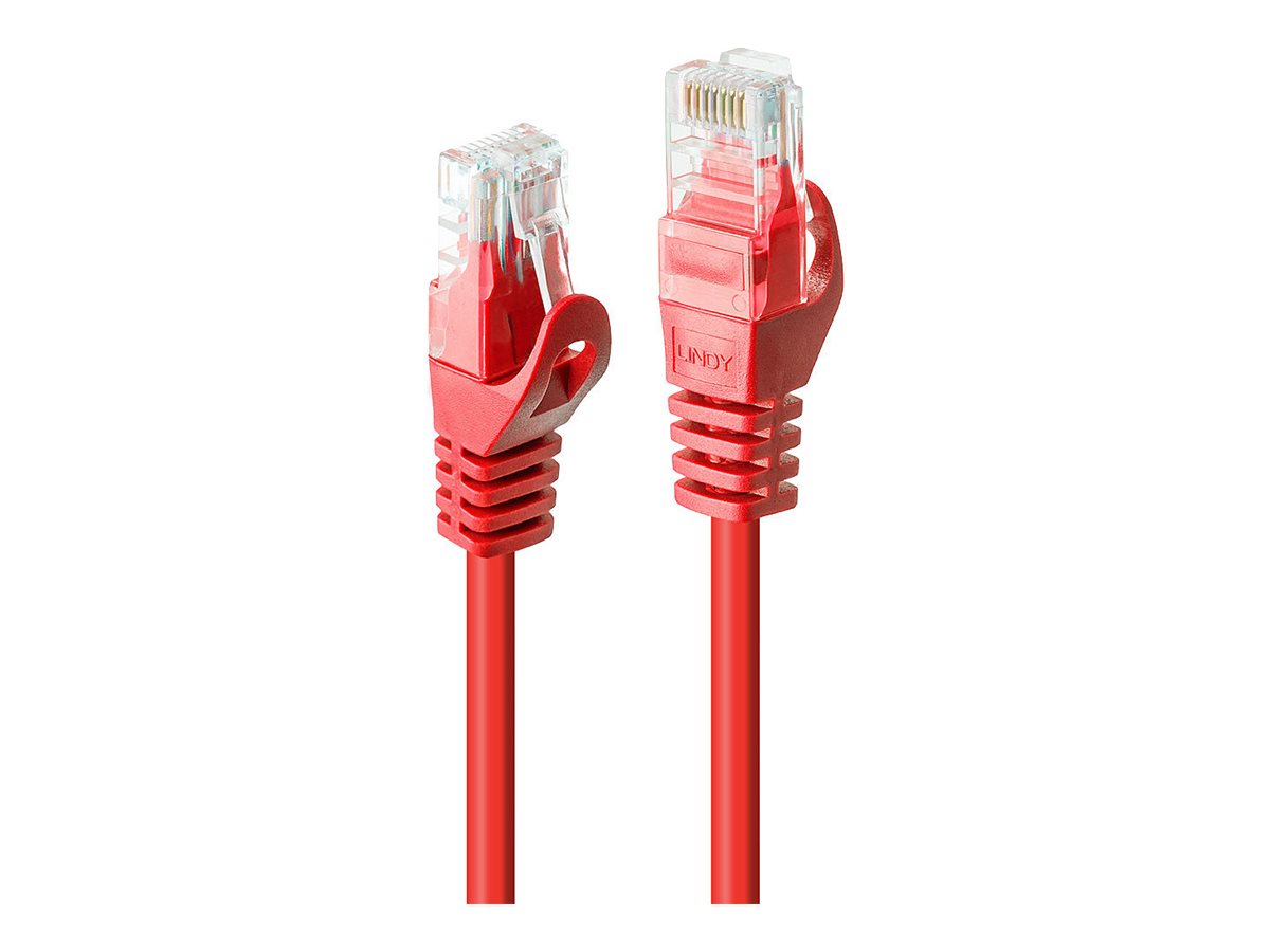 LINDY Basic Cat.6 U/UTP Cable Red 3m