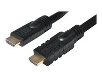 LogiLink HDMI han -> HDMI han 25 m Sort