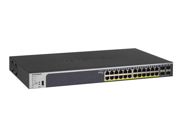 Image of NETGEAR Pro GS728TPPv2 - v2 - switch - 24 ports - smart - rack-mountable