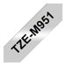 Brother TZeM951 - ruban lamin - 1 rouleau(x) - Rouleau (2,4 cm x 8 m)