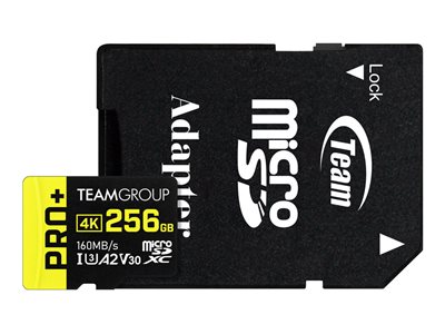 Team PRO+ - Flash memory card (SD adapter included)