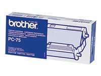 Brother PC75 - black - print ribbon cassette