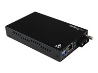 StarTech.com Multimode (MM) SC Fiber Media Converter for 1Gbe Network - 550m Range -   -Remote Monitoring - 850nm (ET91000SC2) Fibermedieomformer Gigabit Ethernet