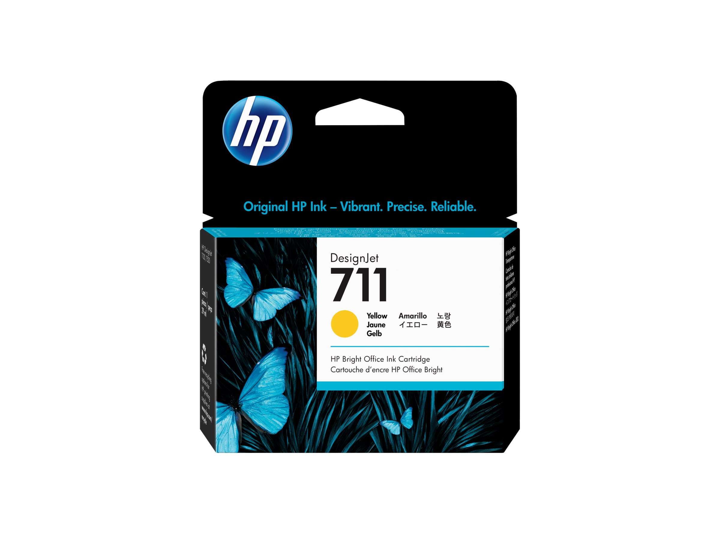 HP 711 - yellow - original - DesignJet - ink cartridge