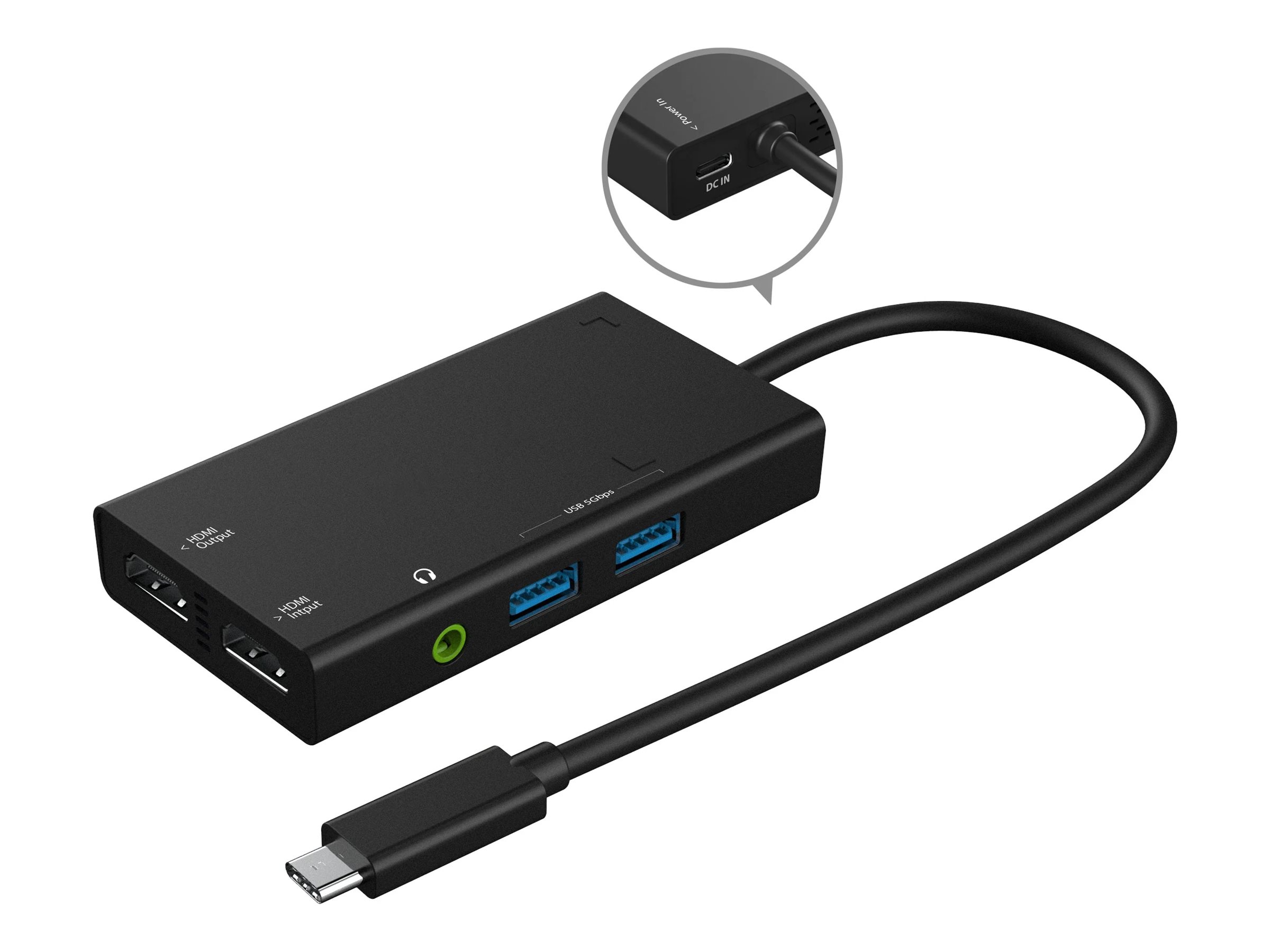 An image of j5create JVA01-N - video capture adapter - USB-C 3.2 Gen 1