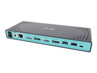 i-Tec USB 3.0 / USB-C 5K Universal Dual Display Docking Station - docking station - USB - 1GbE
