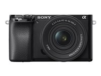 Sony a6100 ILCE-6100 24.2Megapixel Sort Digitalkamera